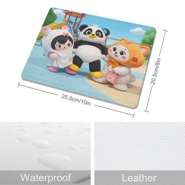 Sam Tua Bhat - Any, Lunar, MuvMuv - Leather Mouse Pad