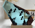 Epic Fire vs Ice Dragon Lamp – LED Resin Art Gift for Gamers and Mythical Creatures Fans